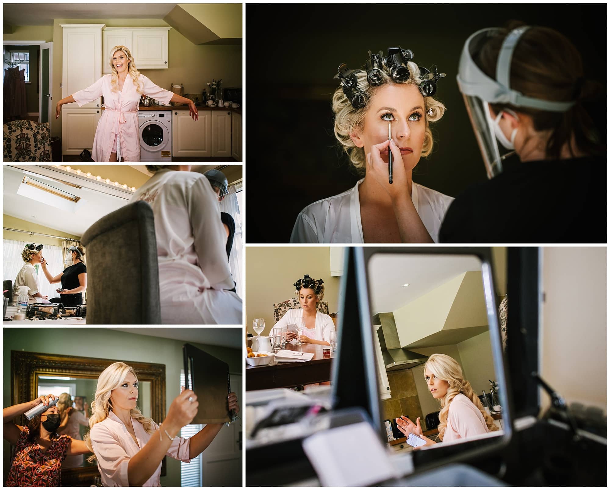 Getting ready for a wedding photography in Ireland.