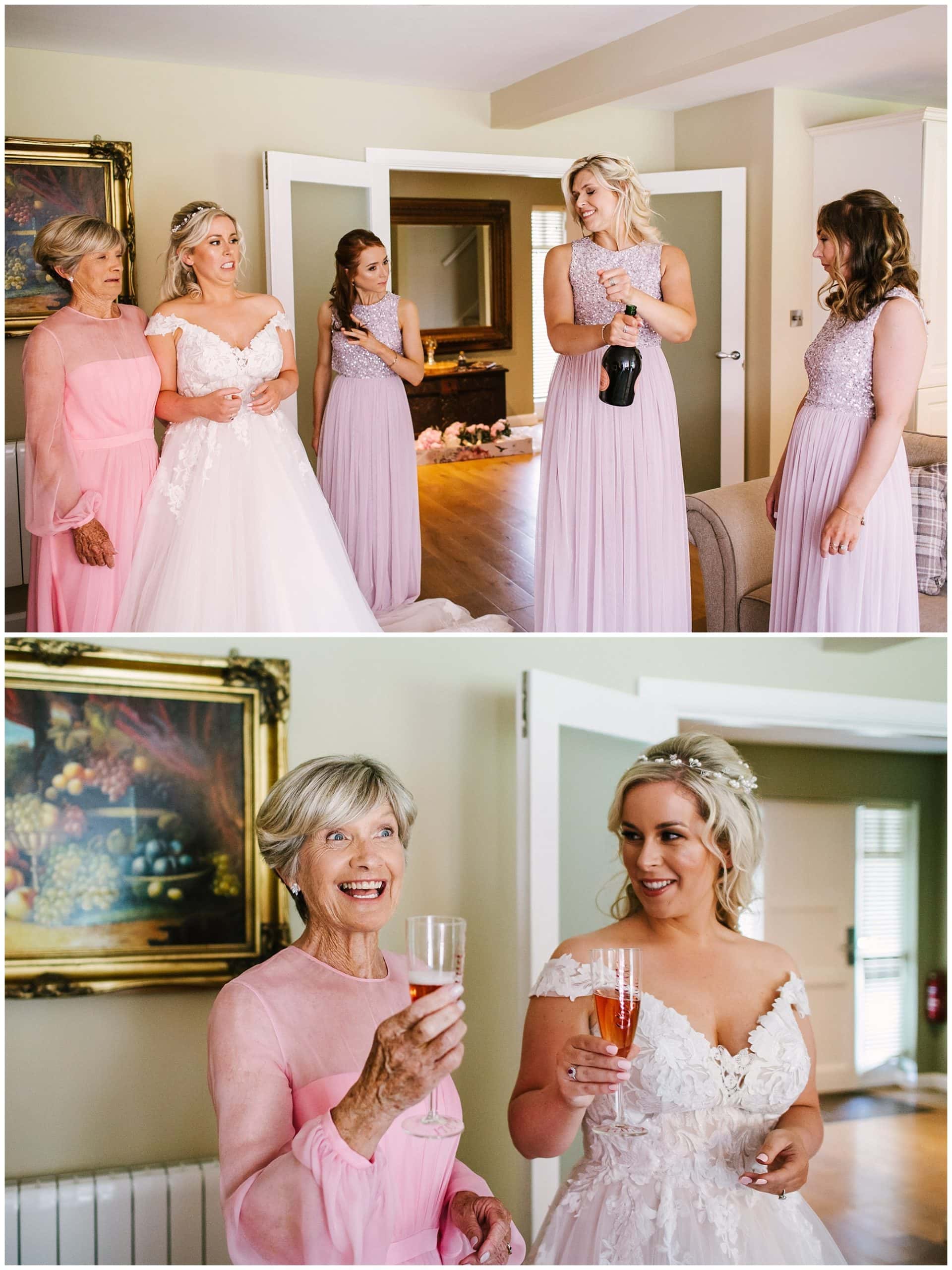 Getting ready for a wedding photography in Ireland.