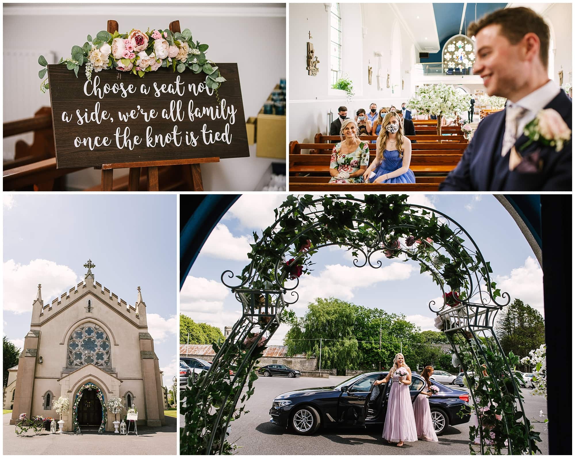 Church wedding in Ireland wedding photography