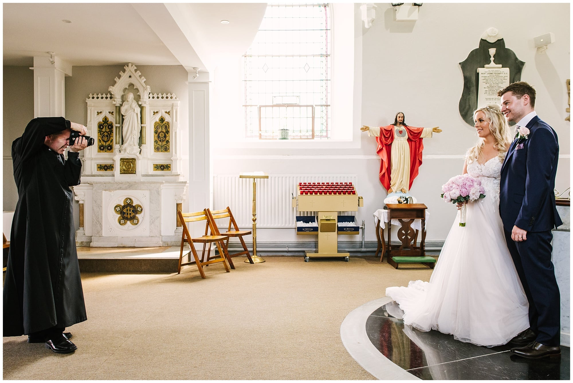 Church wedding in Ireland wedding photography