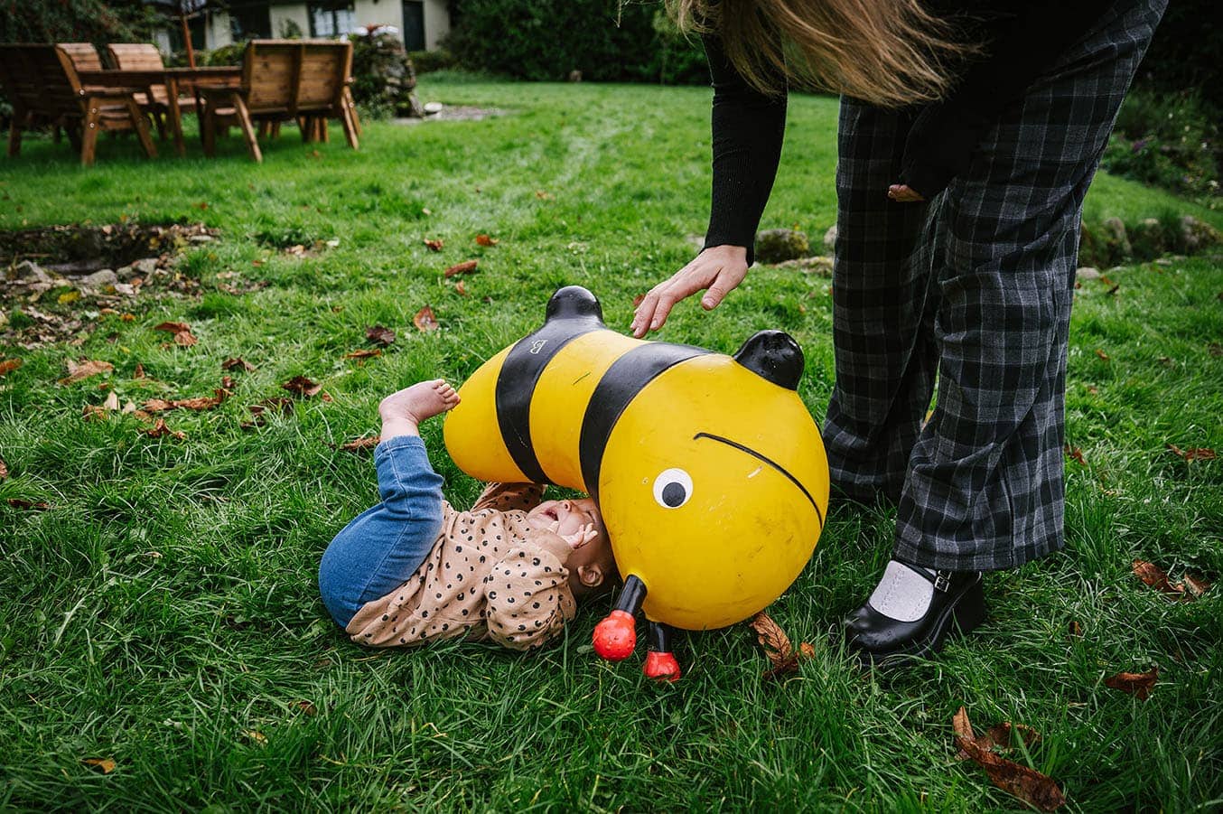 Child that fell over